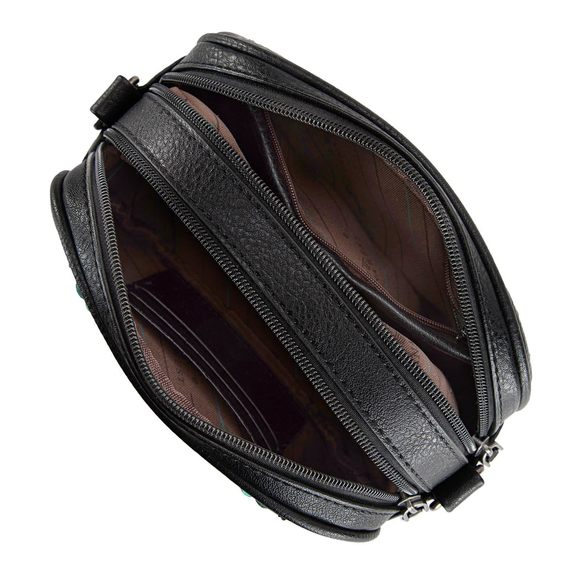Western Cowgirl Crossbody Bag for Women Men Tooled Whipstitch Crossbody Crossbody Bags